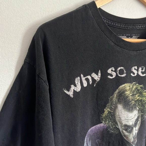 The Dark Knight The Joker T-Shirt / Why So Serious? / Large / 2016 / Batman - Picture 4 of 9